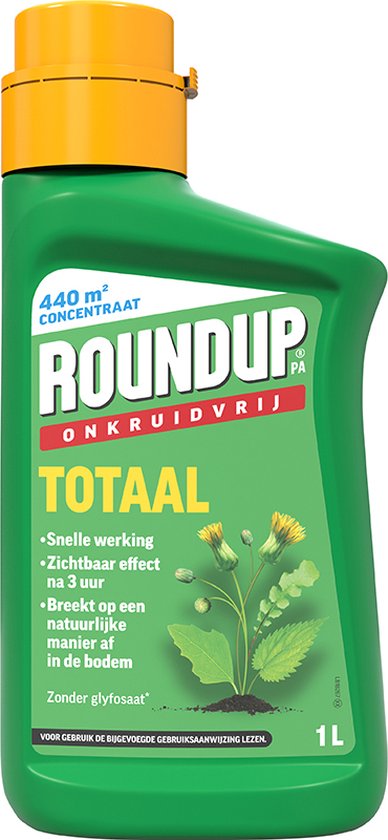 Concentré total Roundup sans mauvaises herbes 1 litre