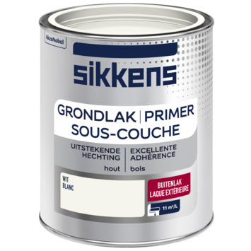 Sikkens grondlak buiten wit 750ml