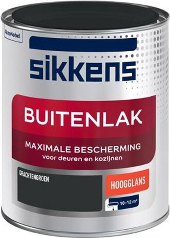 Sikkens buitenlak hoogglans Grachtengroen 750 ML