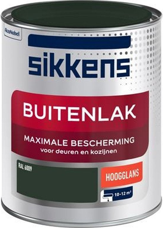 Sikkens buitenlak hoogglans RAL 6009 750ml