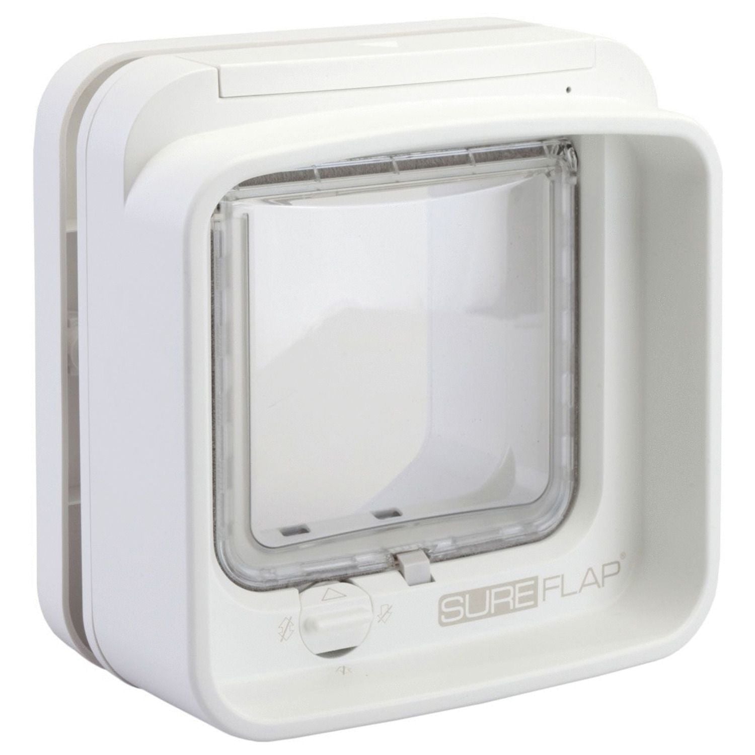 Sureflap Dierenluik Microchip Dualscan - Kattenluik - 20x7x20 cm Wit