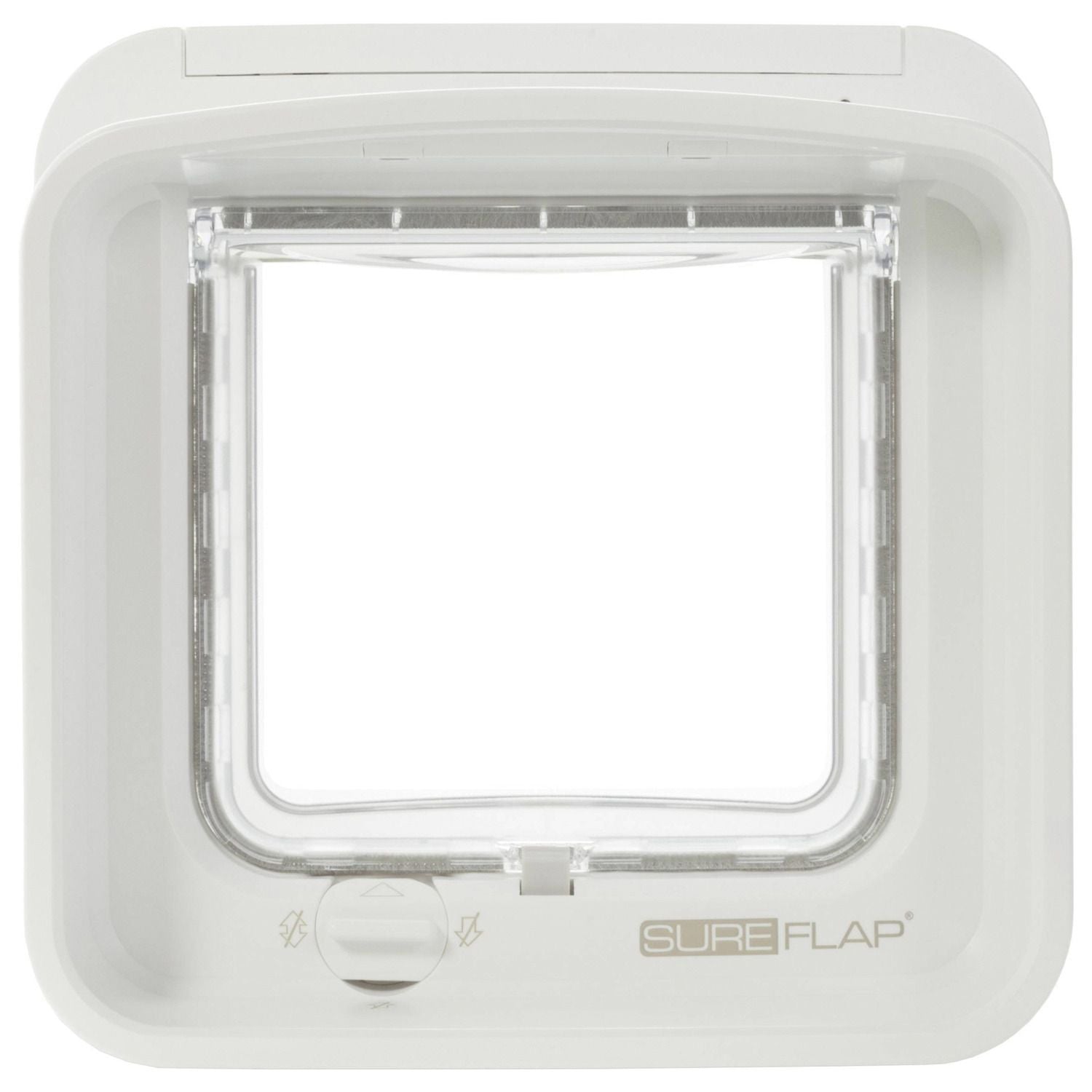 Sureflap Dierenluik Microchip Dualscan - Kattenluik - 20x7x20 cm Wit