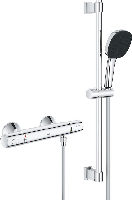 GROHE QuickFix Precision Trend doucheset - Waterbesparend - Chroom