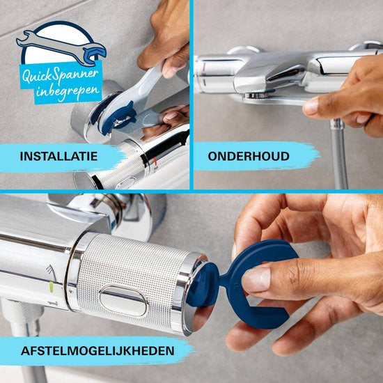 GROHE QuickFix Precision Trend doucheset - Waterbesparend - Chroom