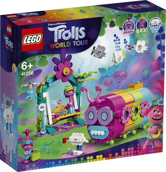 Le bus chenille arc-en-ciel LEGO Trolls - 41256