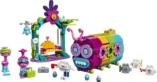 Le bus chenille arc-en-ciel LEGO Trolls - 41256