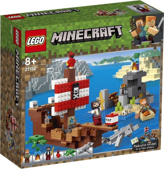 L'aventure LEGO Minecraft sur le bateau pirate - 21152