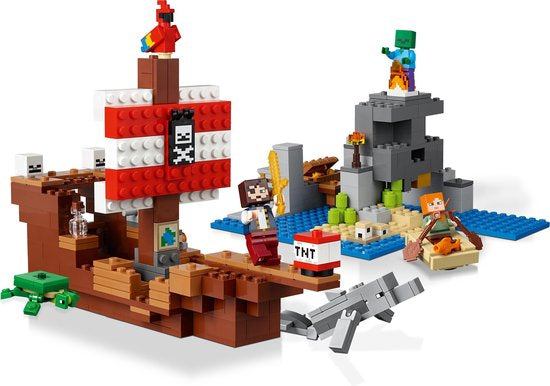 LEGO Minecraft Abenteuer auf dem Piratenschiff – 21152