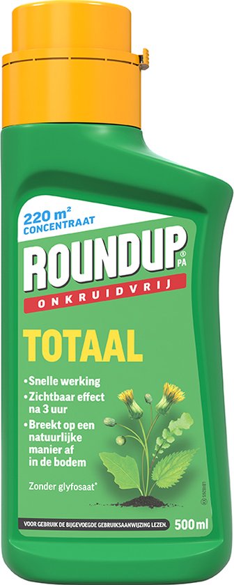 Roundup Onkruidvrij Totaal Concentraat 500 ml