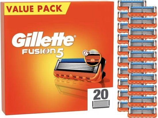 Gillette Fusion 5 Rasierklingen Vorteilspack – 20 Stück