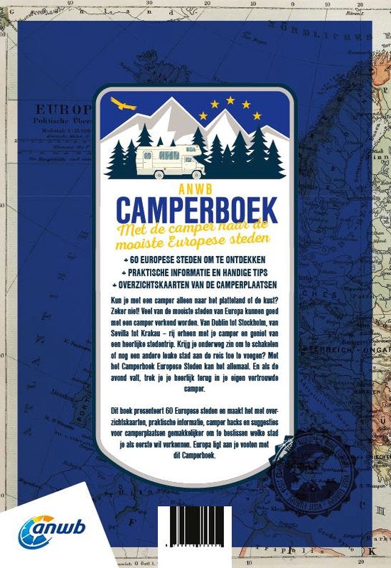 ANWB Camper Book Villes européennes 