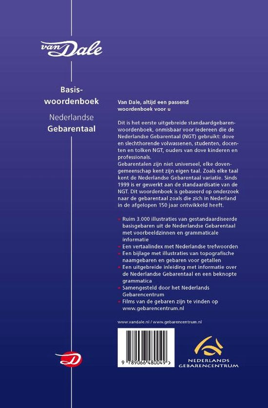 Van Dale Grundwörterbuch der niederländischen Gebärdensprache 