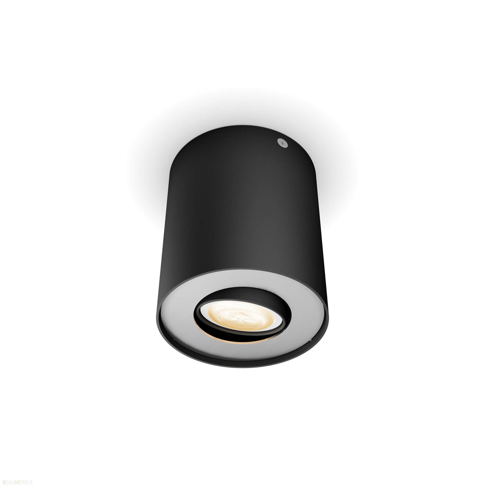 Philips Hue GU10 Pillar Opbouwspot Single Zwart