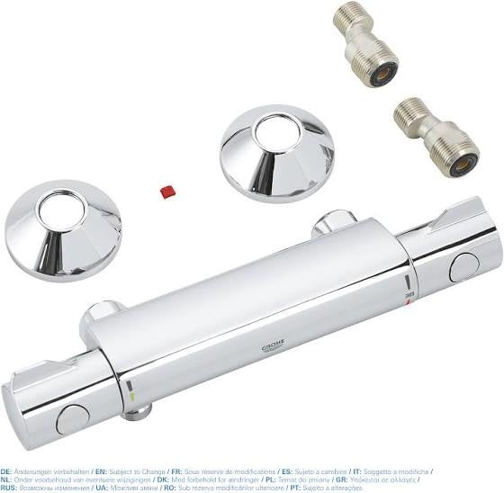 Grohe Grohtherm 800 mitigeur thermostatique de douche chromé