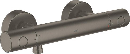 Mitigeur thermostatique de douche Grohe Grohterm 1000 Cosmopolitan M gris foncé brossé