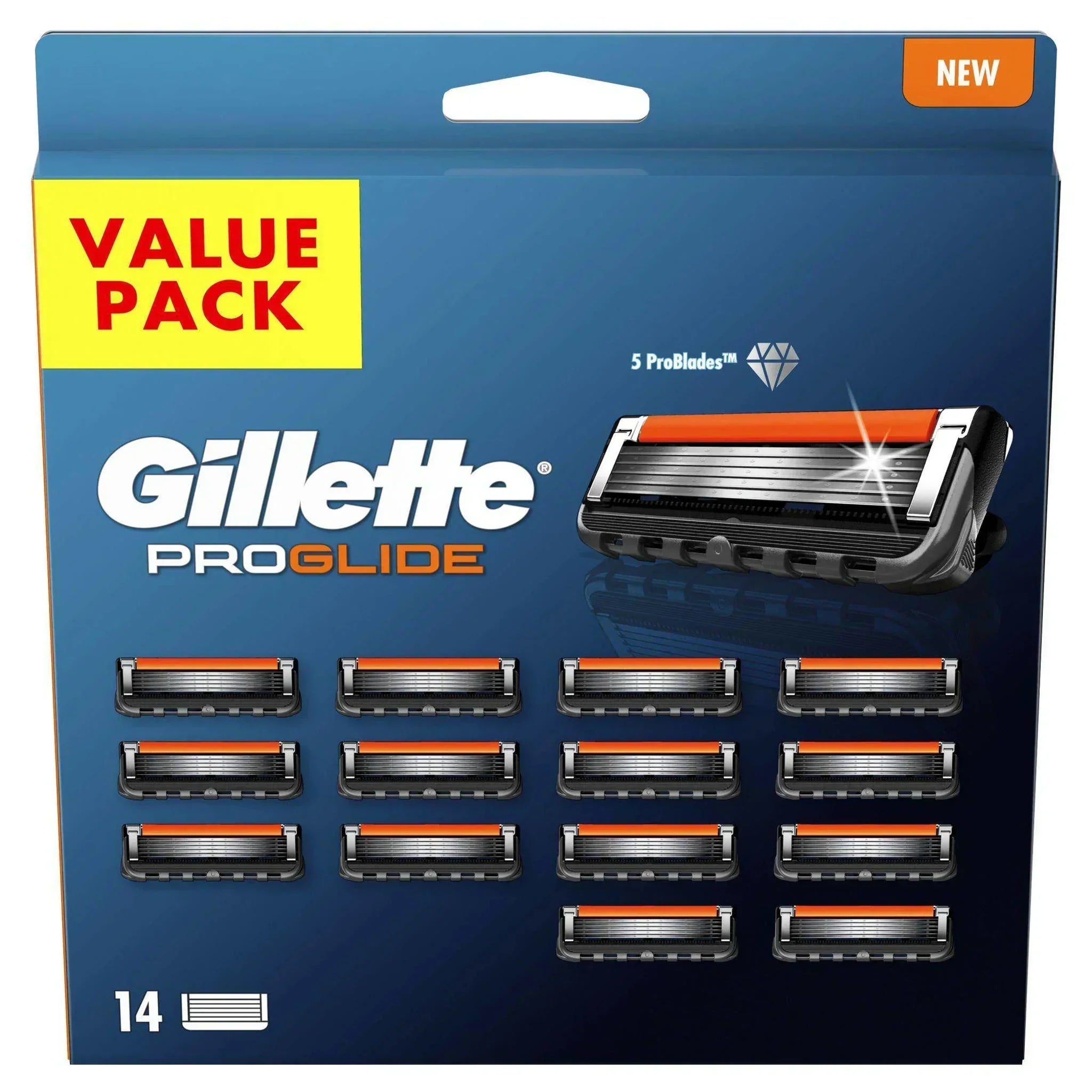 Gillette ProGlide Navulmesjes 14 stuks