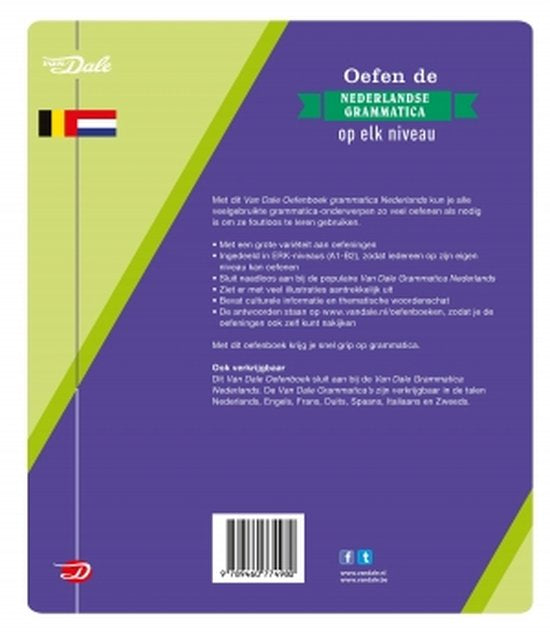 Cahier d'exercices de grammaire néerlandaise Van Dale