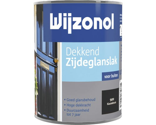 Wijzonol deckender, klassischer Braun-Seidenglanzlack 9400 750 ml