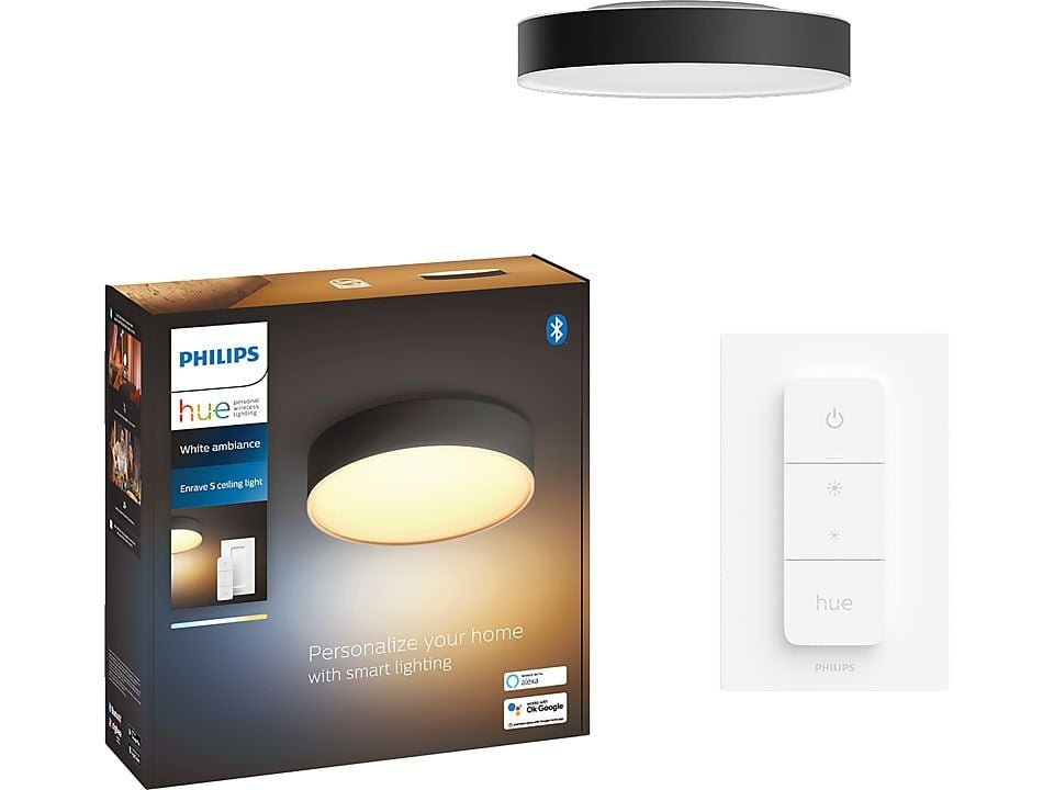 Philips Hue Enrave S Deckenleuchte White Ambiance Black