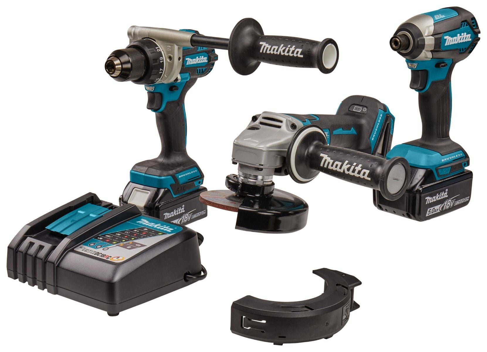 Makita DLX3156TX1 Ensemble combiné 18 V 5,0 Ah Li-Ion