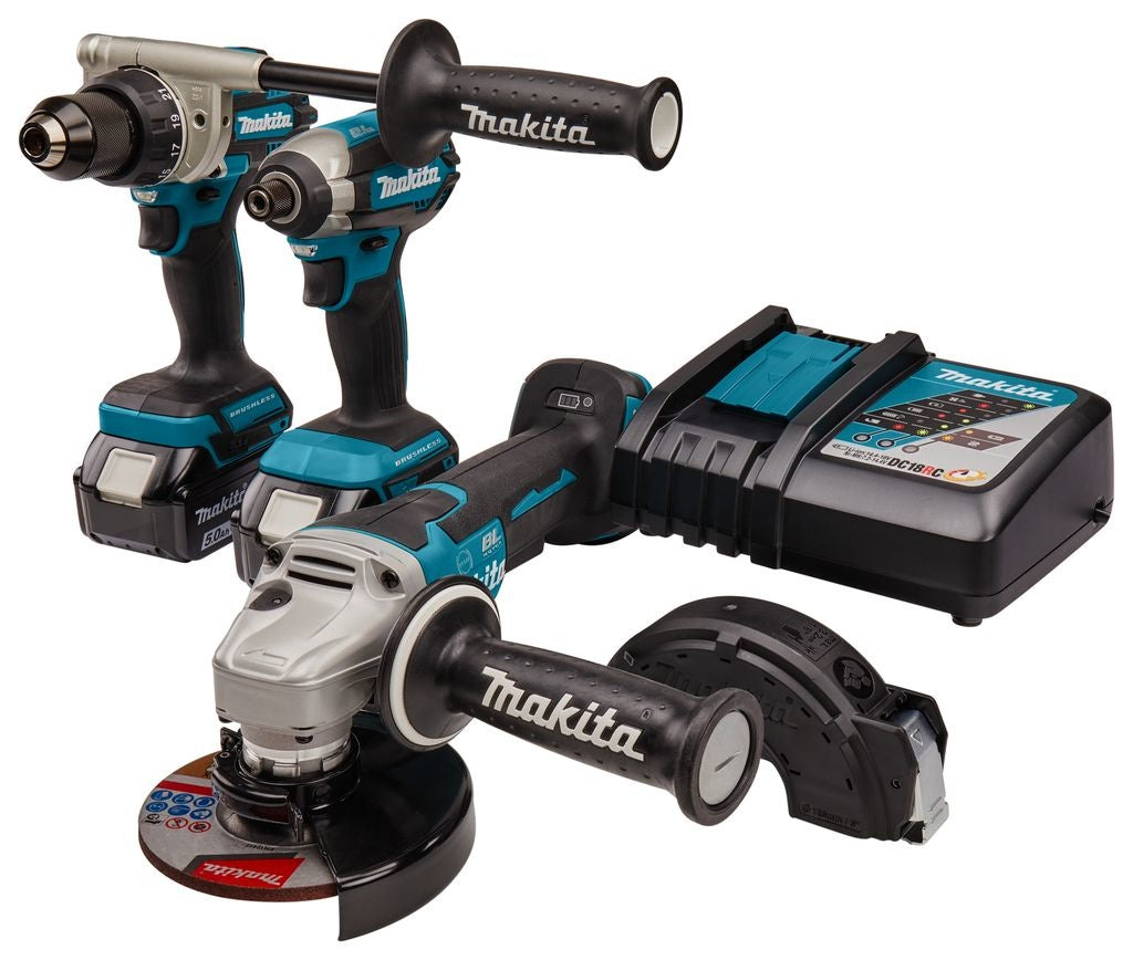 Makita DLX3156TX1 Ensemble combiné 18 V 5,0 Ah Li-Ion