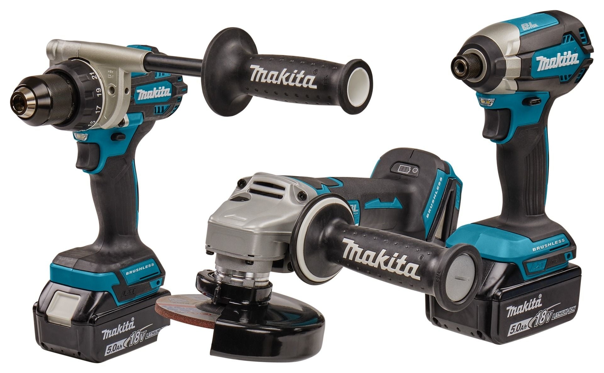 Makita DLX3156TX1 Ensemble combiné 18 V 5,0 Ah Li-Ion