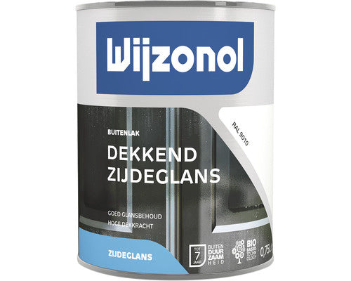 Wijzonol lak dekkend RAL 9010 gebroken wit zijdeglans 750 ml