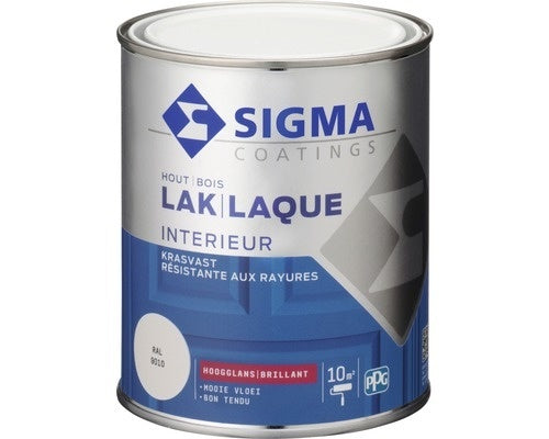 Sigma Laque d'intérieur RAL 9010 blanc pur brillant