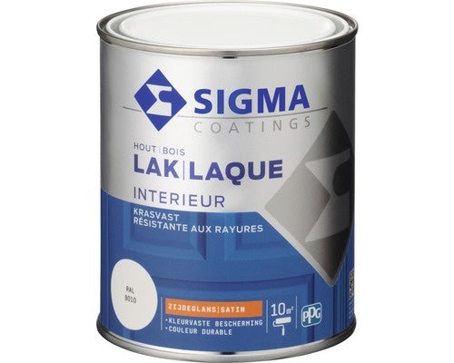 Sigma peinture intérieure 9010 blanc pur semi-brillant 750 ml