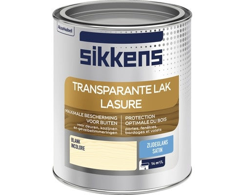 Sikkens peinture extérieure transparente transparente satinée 750 ml