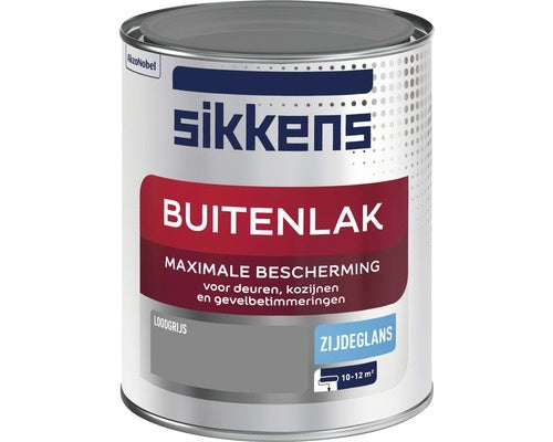 Sikkens buitenlak loodgrijs zijdeglans 750 ml