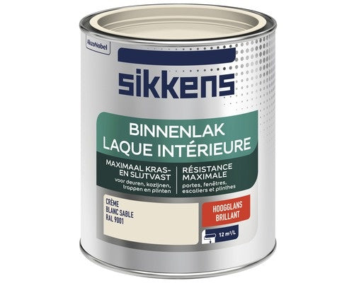 Peinture intérieure Sikkens RAL 9001 brillant 750 ml