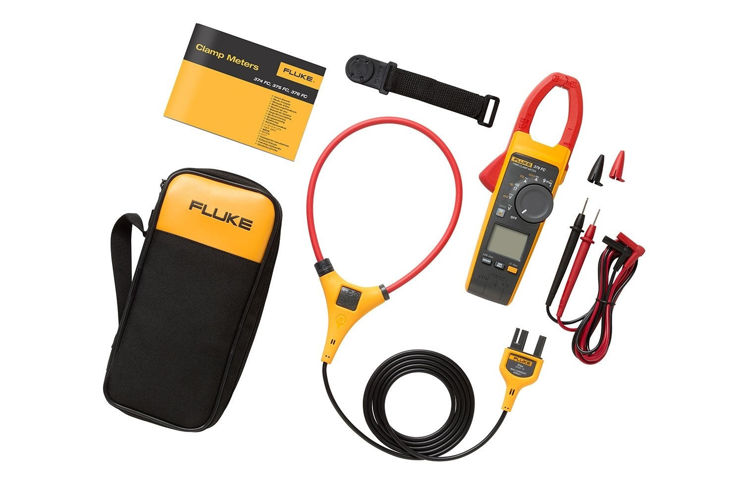 Fluke 376 FC TRMS AC/DC-Zangenmessgerät mit iFlex