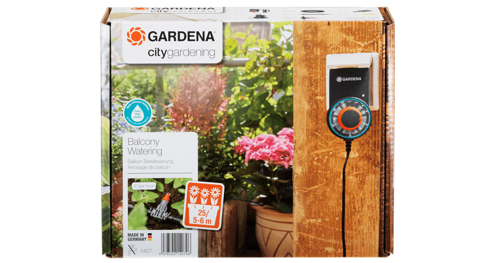 Gardena Set pour l'arrosage entièrement automatique des jardinières