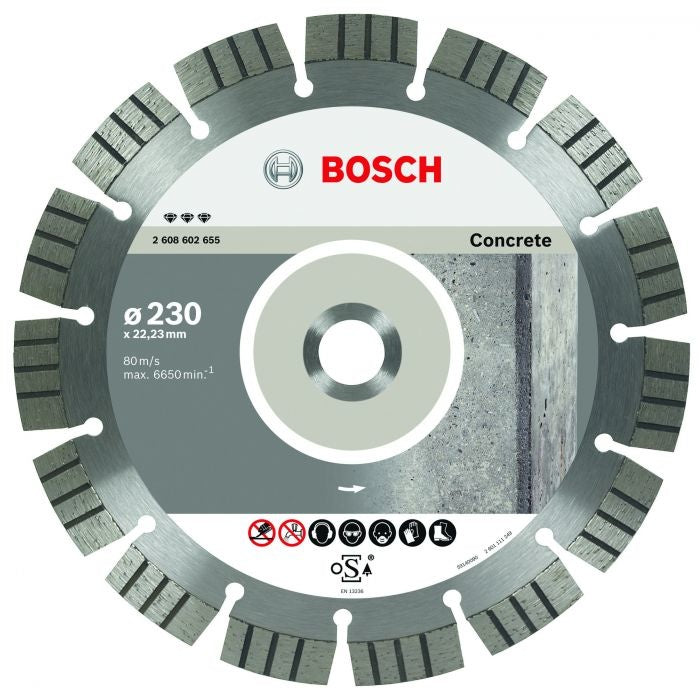 Bosch Diamanttrennscheibe Best for Concrete 115 x 22,23 x 2,2 x 12 mm