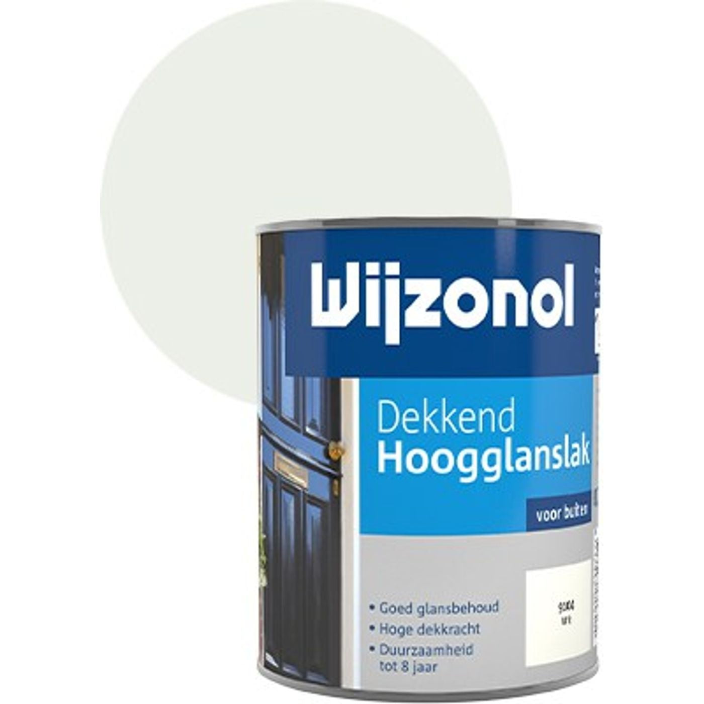 Wijzonol lak dekkend wit hoogglans 750 ml