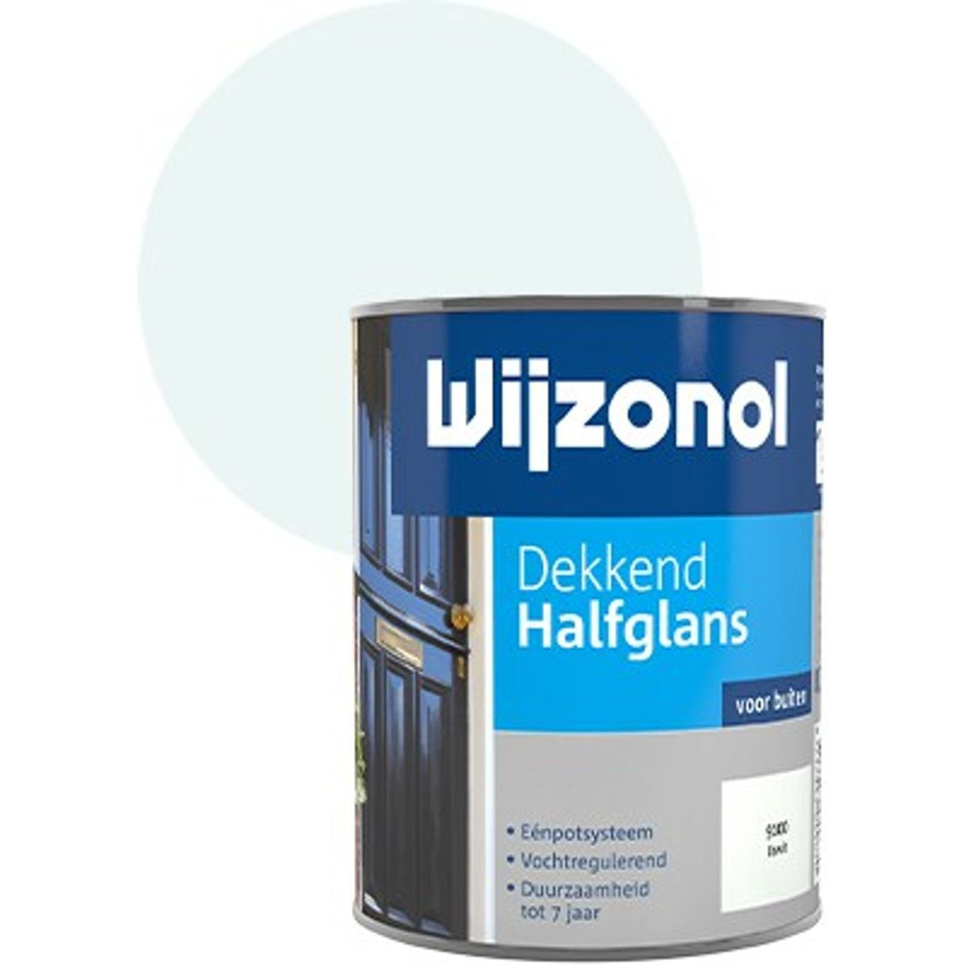 Wijzonol lak dekkend ijswit halfglans 750 ml