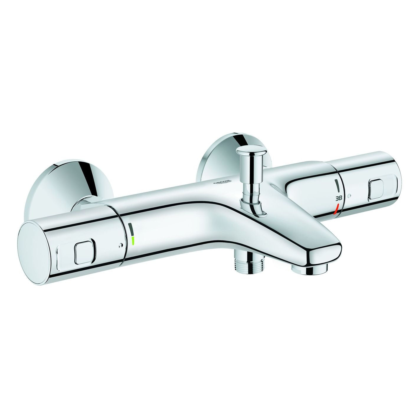 Grohe Thermostat-Wannenmischer Precision Start Chrom 