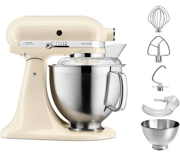 Robot culinaire KitchenAid Artisan 4,8 litres 5KSM185PSEAC Crème d'Amande 