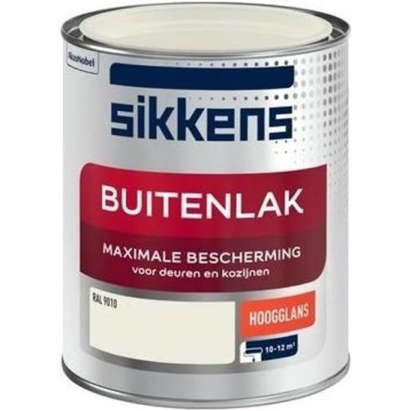 Peinture extérieure Sikkens haute brillance RAL 9010 750 ML