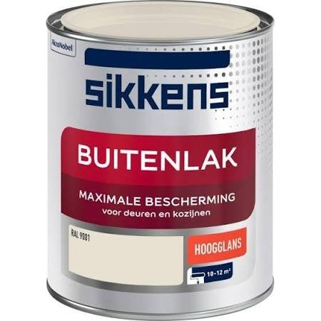 Peinture extérieure Sikkens haute brillance RAL 9001 750 ML