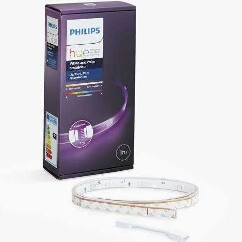 Philips Hue Lightstrip Plus - Ambiance blanche et couleur - Rallonge de 1 mètre