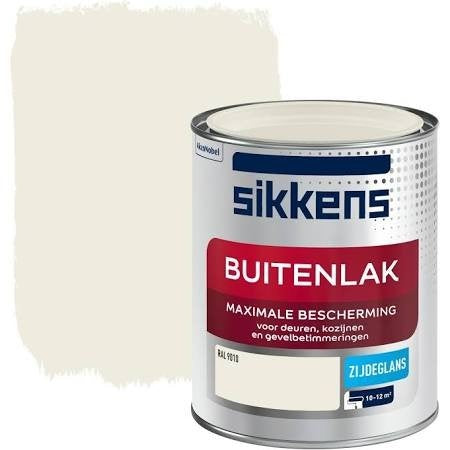 Peinture extérieure Sikkens brillant satiné RAL 9010 750 ml 