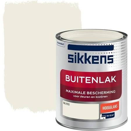 Peinture extérieure Sikkens haute brillance RAL 9010 750 ML