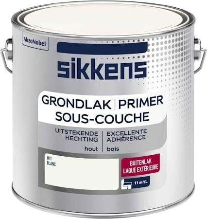 Sikkens Grondlak Wit 2,5L buitenlak